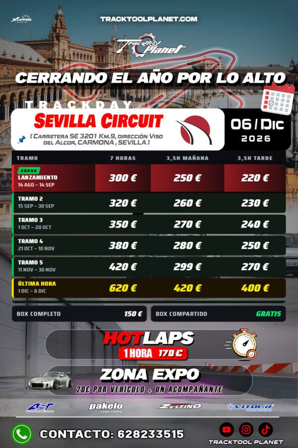Tanda Sevilla Circuit + Zona Expo | 06 Diciembre [2026]